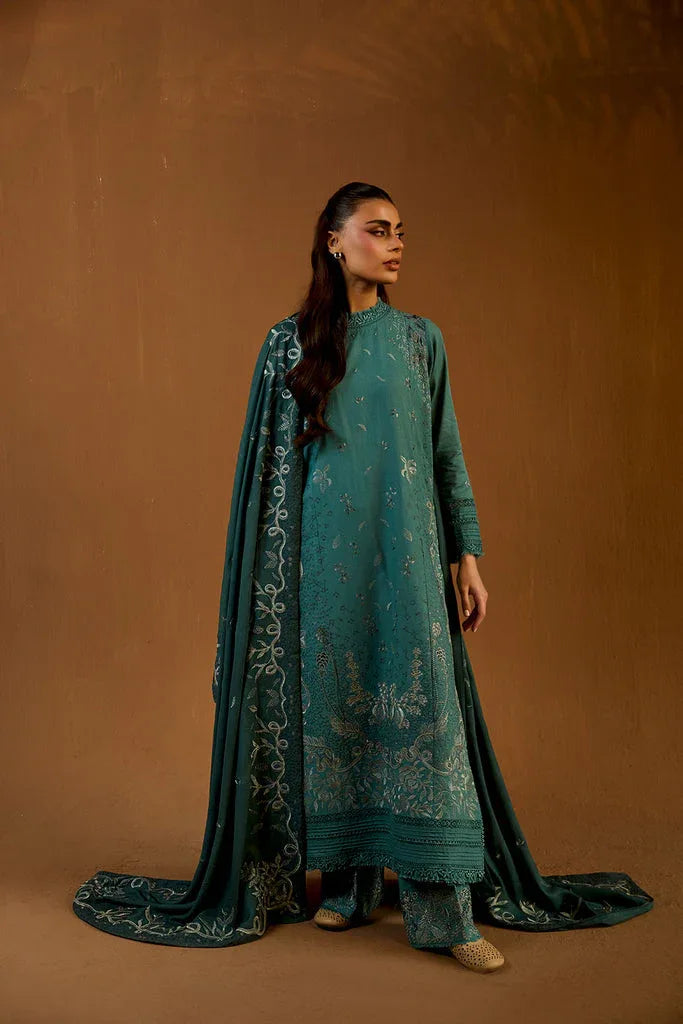 Sobia Nazir | Winter Shawl 25 | Design 5A - Aqsa Fabrics