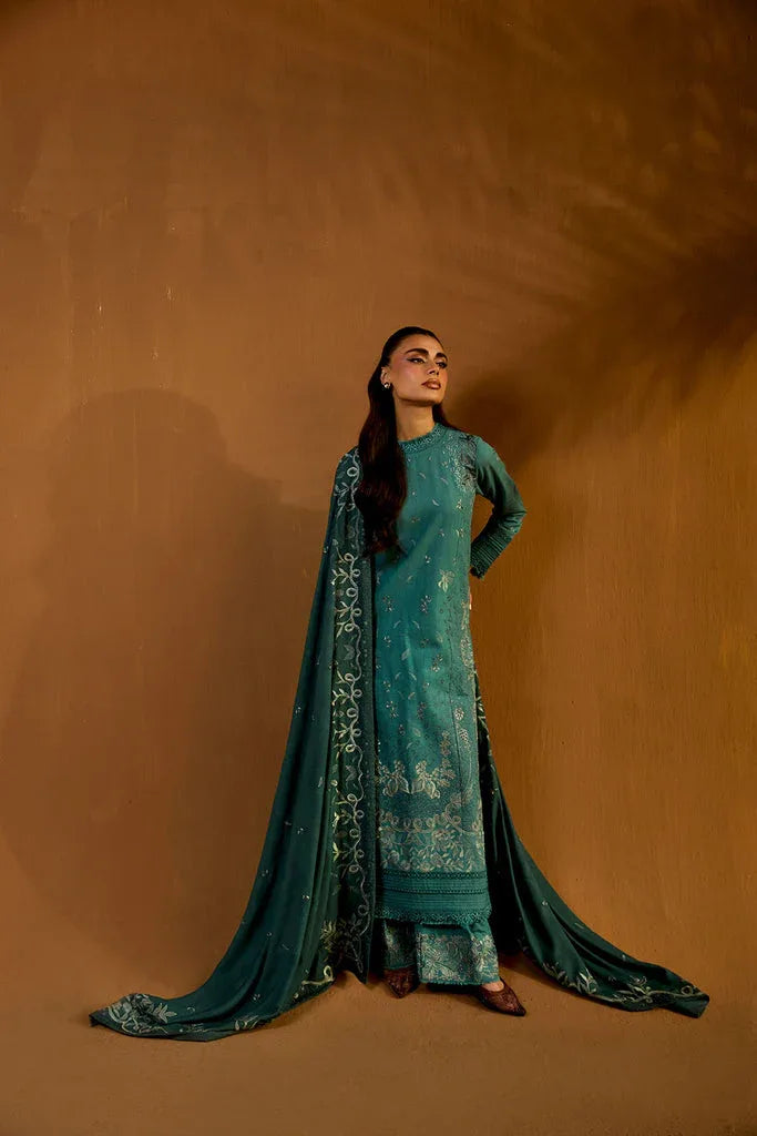 Sobia Nazir | Winter Shawl 25 | Design 5A - Aqsa Fabrics