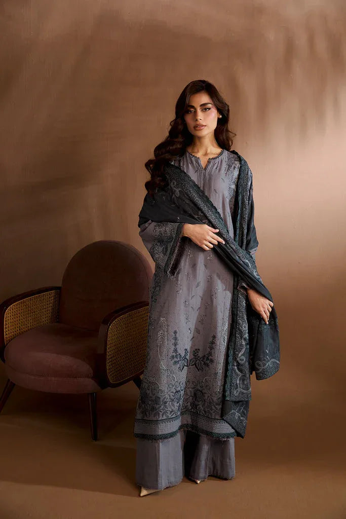 Sobia Nazir | Winter Shawl 25 | Design 5B - Aqsa Fabrics