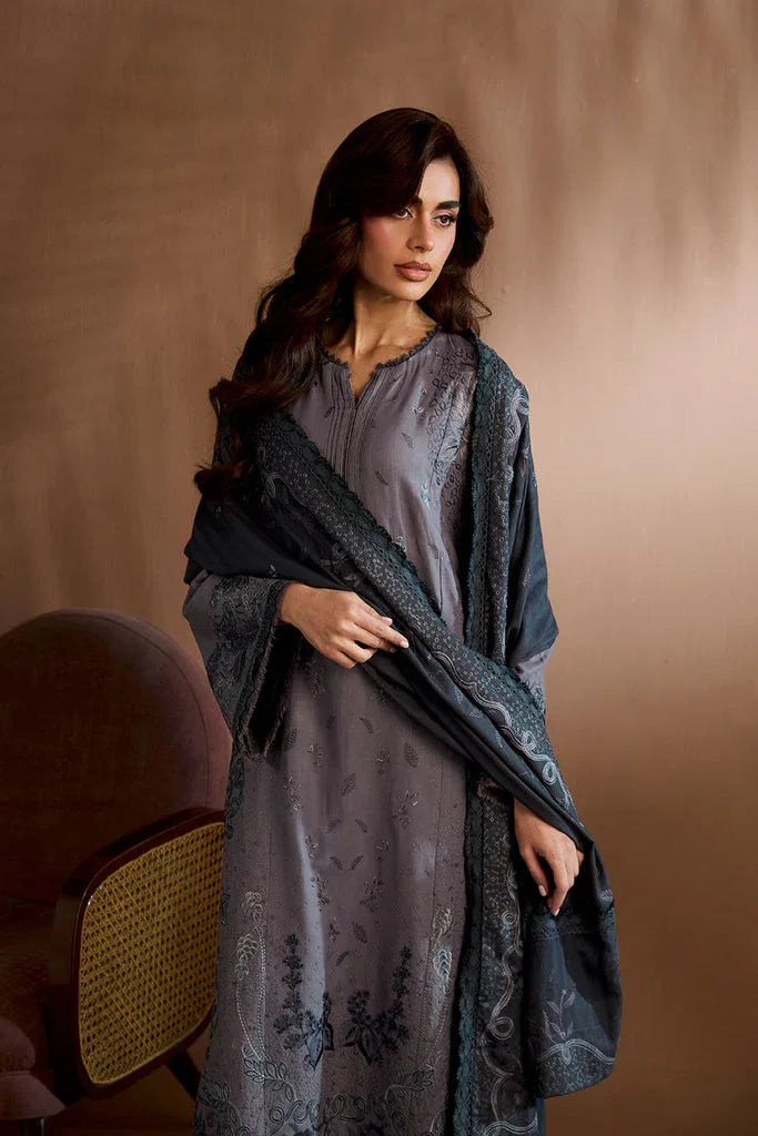 Sobia Nazir | Winter Shawl 25 | Design 5B - Aqsa Fabrics