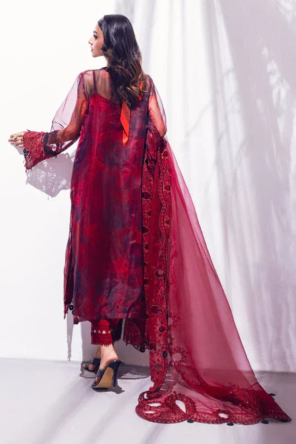 Nureh | Ballerina Formals | Tuberose - Aqsa Fabrics