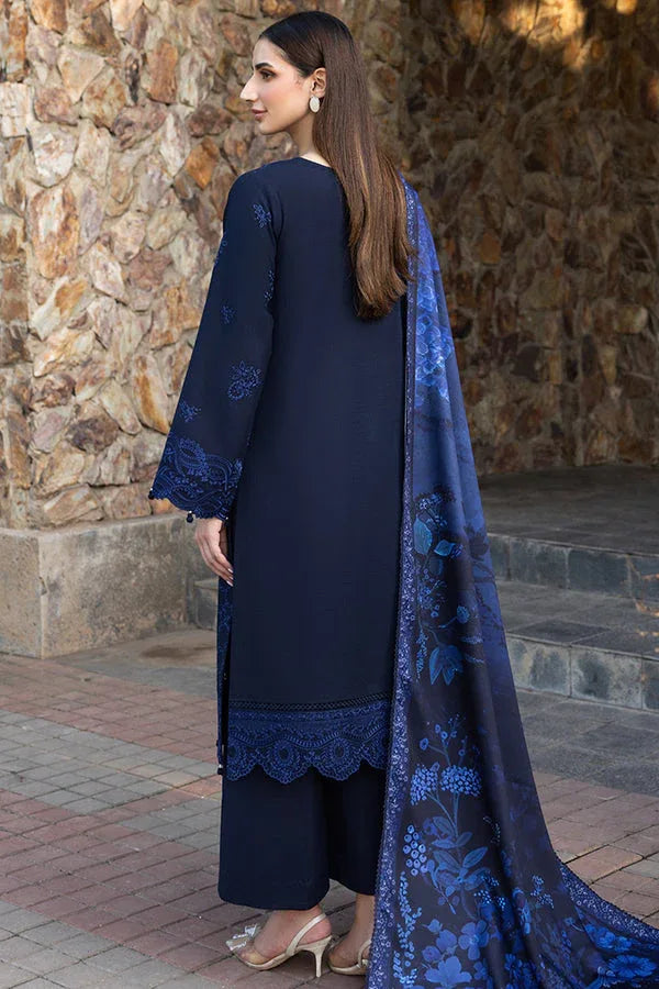 Farasha | Eminence Khaddar 25 | Bluebell - Aqsa Fabrics