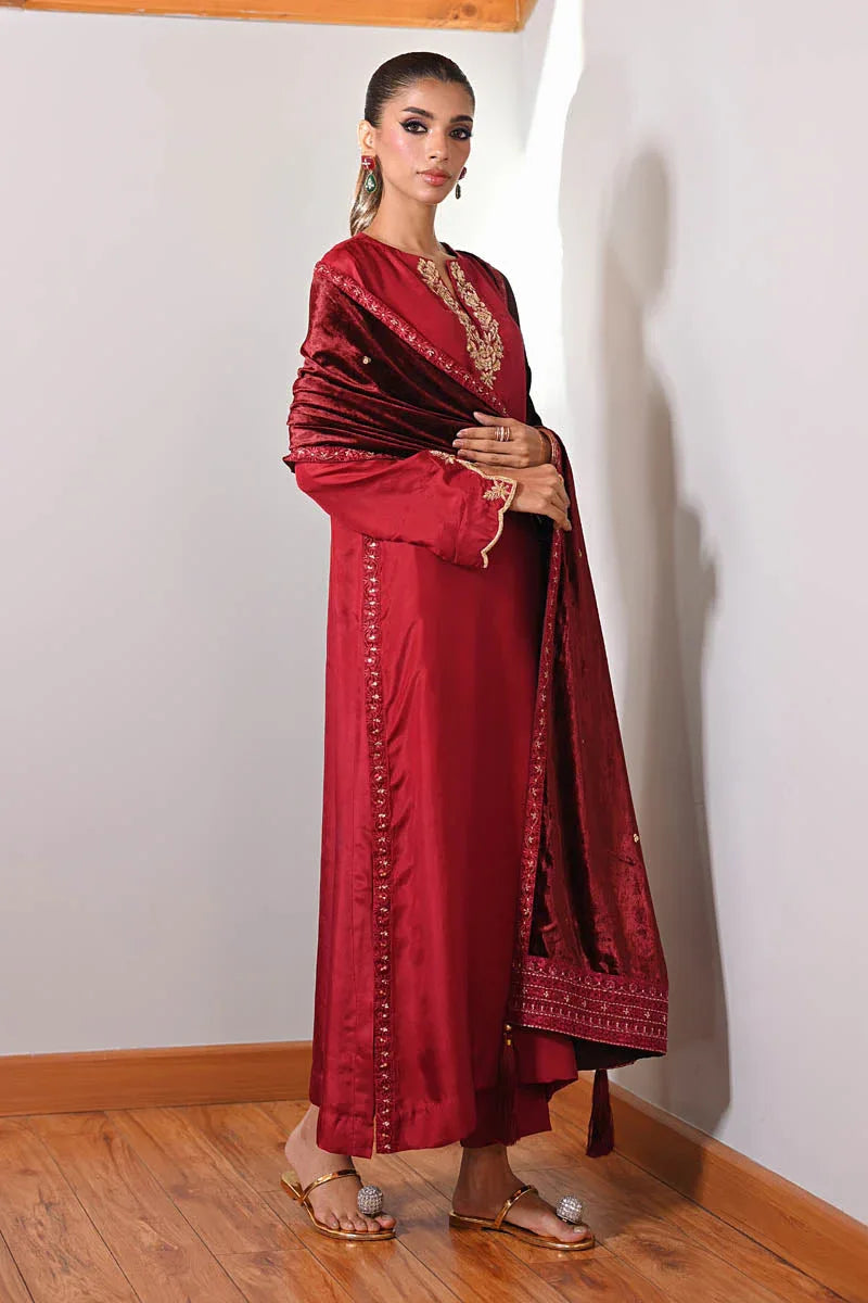 Hue Pret | Farasha Luxury Winter | Nurgul - Aqsa Fabrics