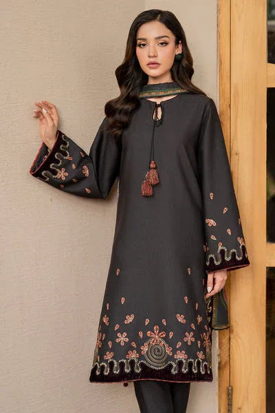 Jazmin | Winter Edition 24 | KHADDAR UW-0047 - Aqsa Fabrics