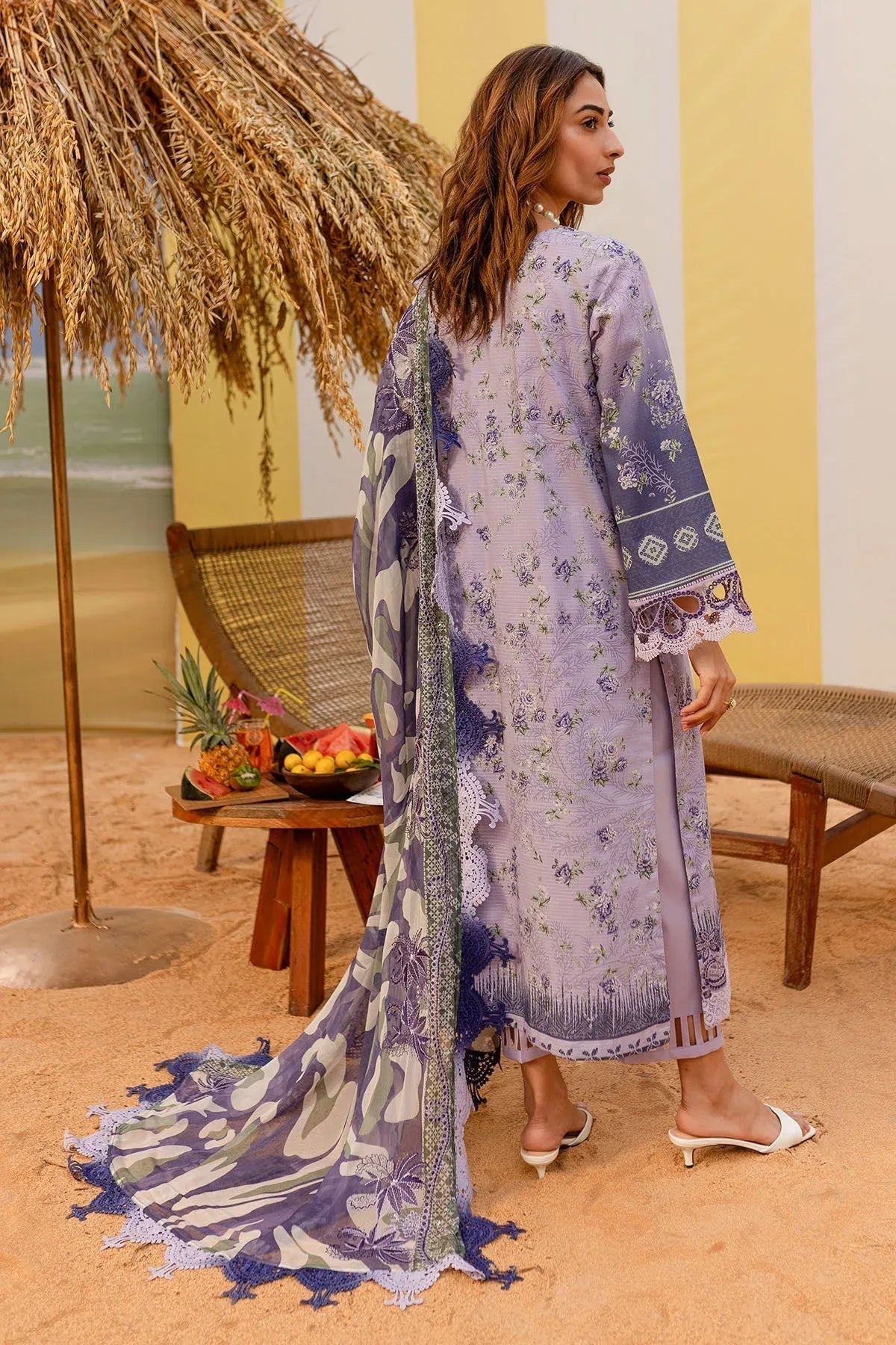 Nureh | Gardenia Lawn 25 | NSG-184 - Aqsa Fabrics