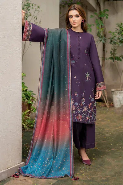 Jazmin | Winter Edition 24 | KHADDAR UW-0050 - Aqsa Fabrics