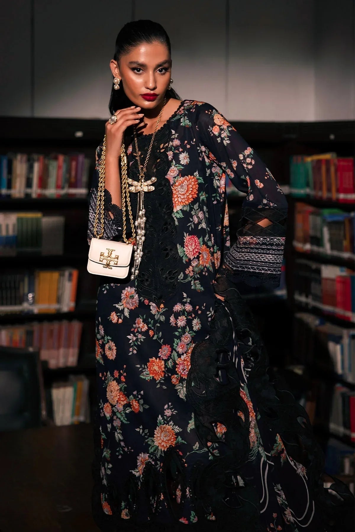 Nureh | Glam Girl Lawn | GL-18 - Aqsa Fabrics