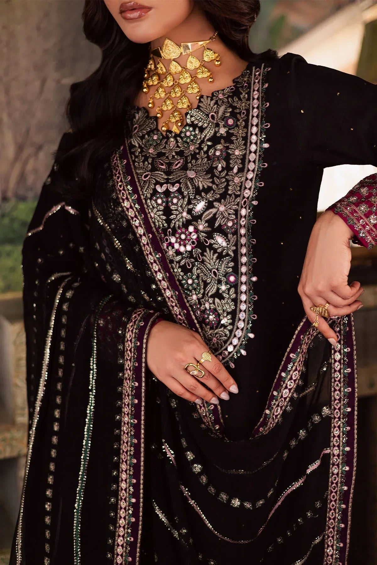 Nureh | Nur Mahal | NE-197 - Aqsa Fabrics