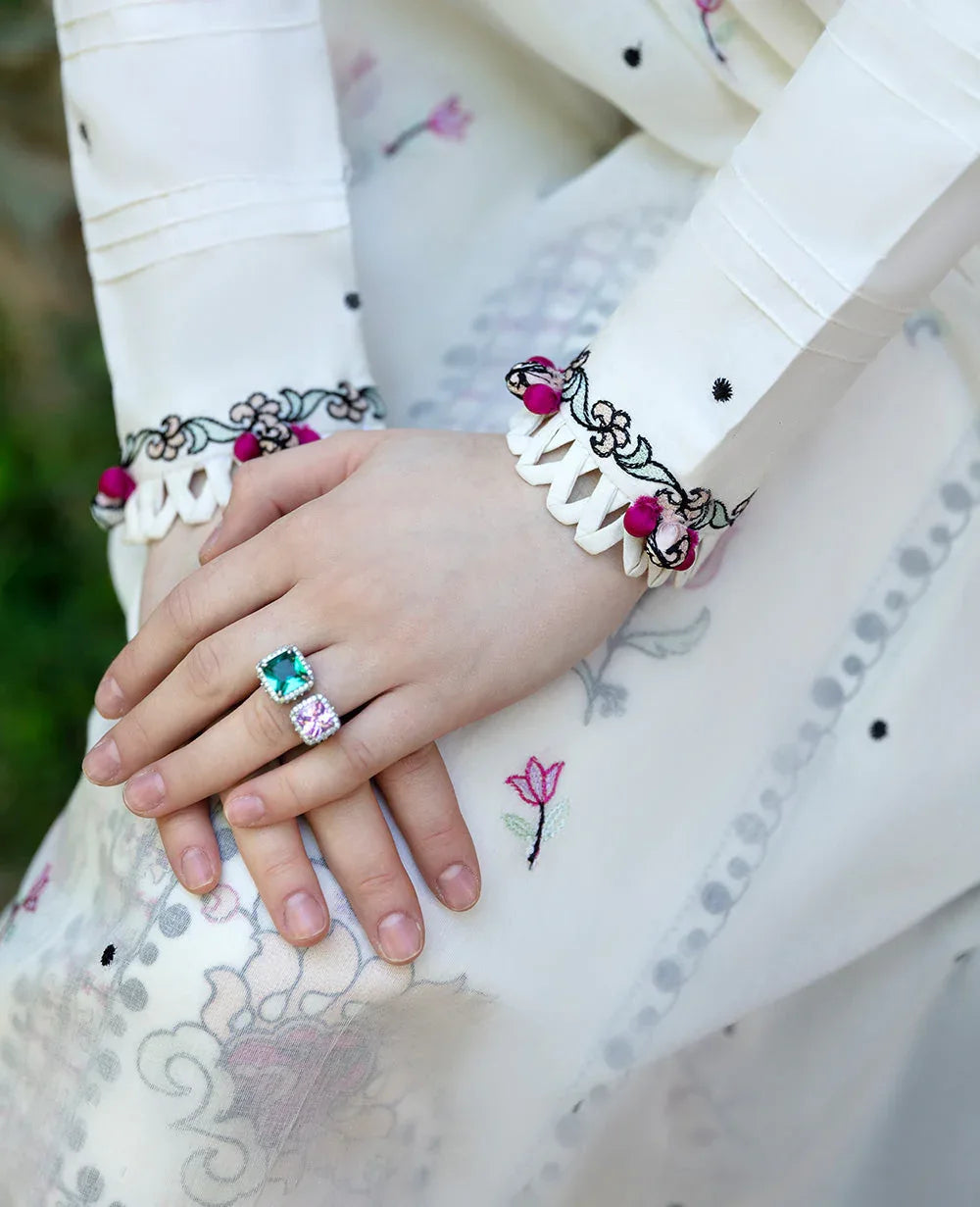 Republic Womenswear | Aylin Summer Lawn 24 | Muguet (D1-B) - Aqsa Fabrics