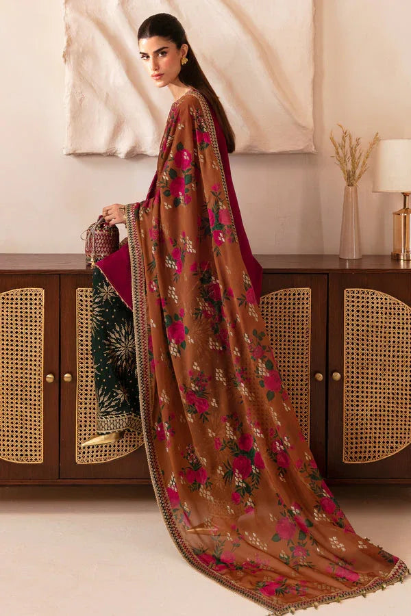 Jazmin | Formals Collection | Raw Silk UR-7038 - Aqsa Fabrics