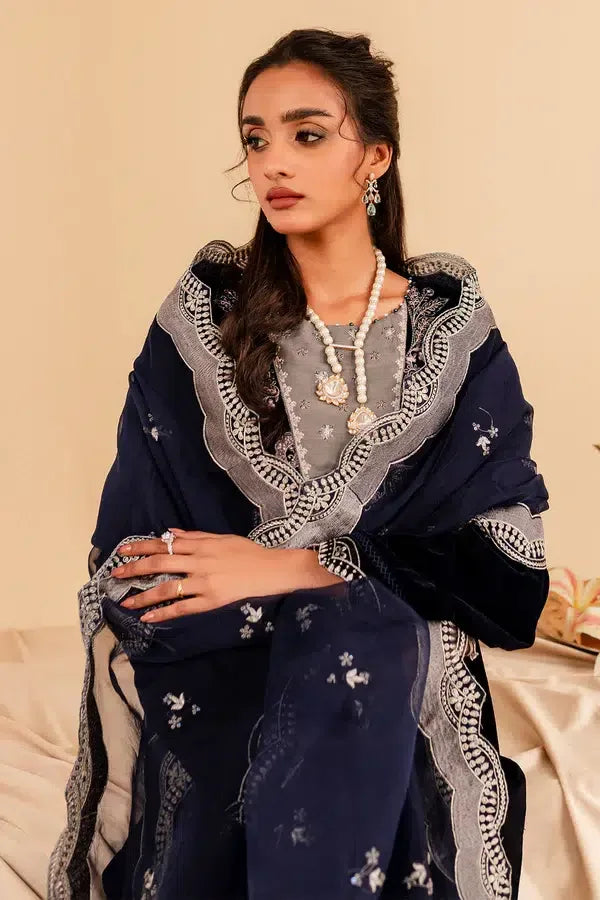 Nureh | Shades of Winter | Liza - Aqsa Fabrics