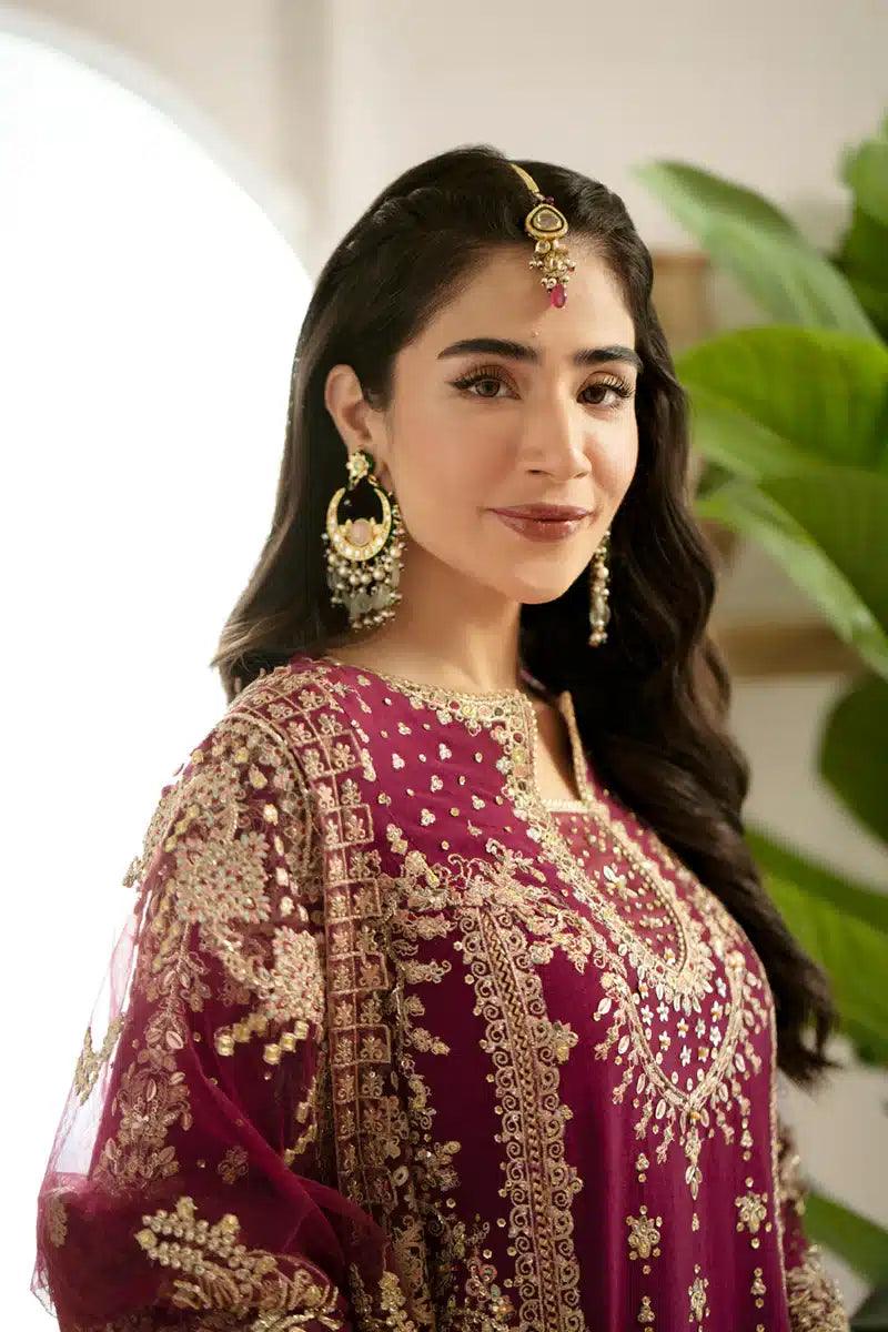 Qalamkar | Dilnaz Wedding Formals | DN-07 ALEENA - Aqsa Fabrics