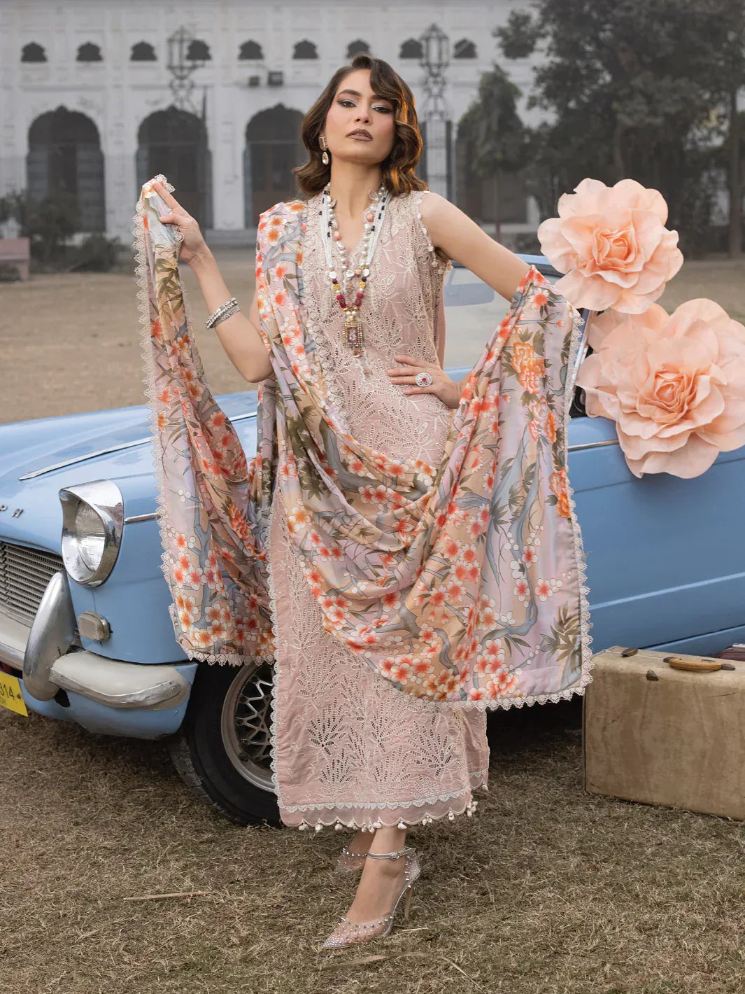 Faiza Faisal | Maya Luxury Lawn | Amirah - Aqsa Fabrics