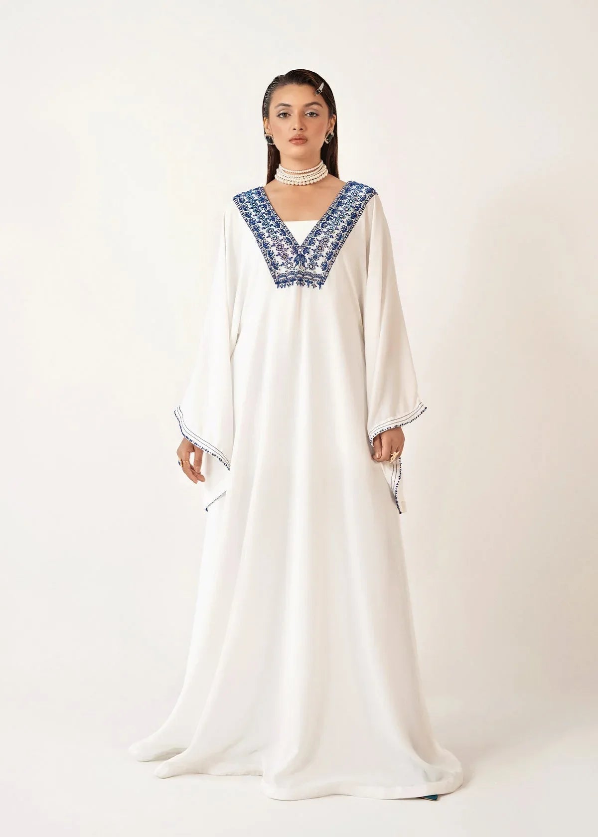Dastoor | Euphoria Luxury Pret 24 | Marshmallow - Aqsa Fabrics