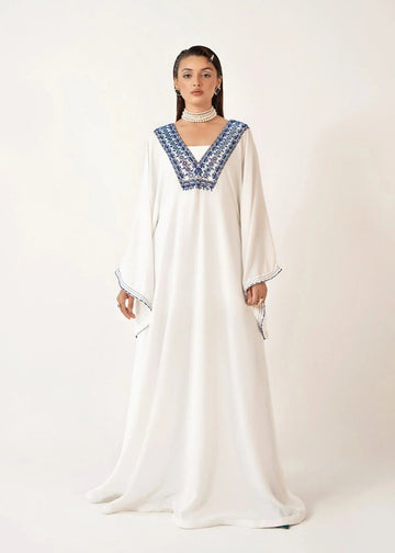 Dastoor | Euphoria Luxury Pret 24 | Marshmallow - Aqsa Fabrics