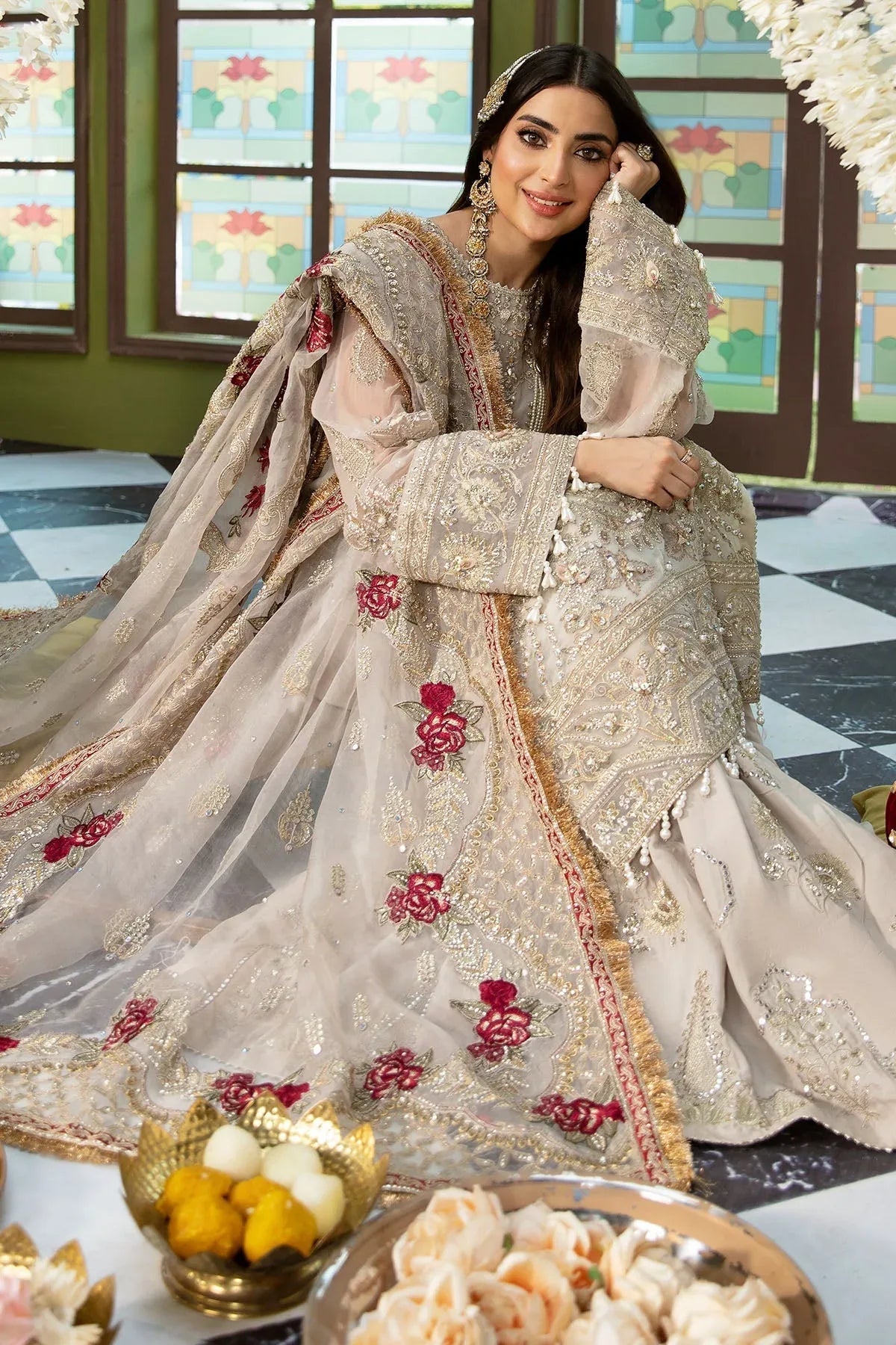 Nureh | Jhoomro 25' | NL-51 - FASANA - Aqsa Fabrics