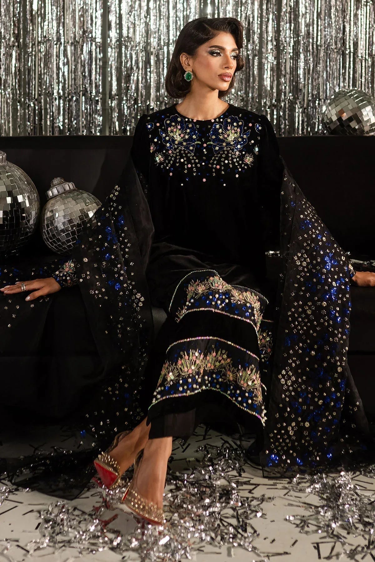 Nureh | Fancy Formals | Moonbeam TW-08 - Aqsa Fabrics
