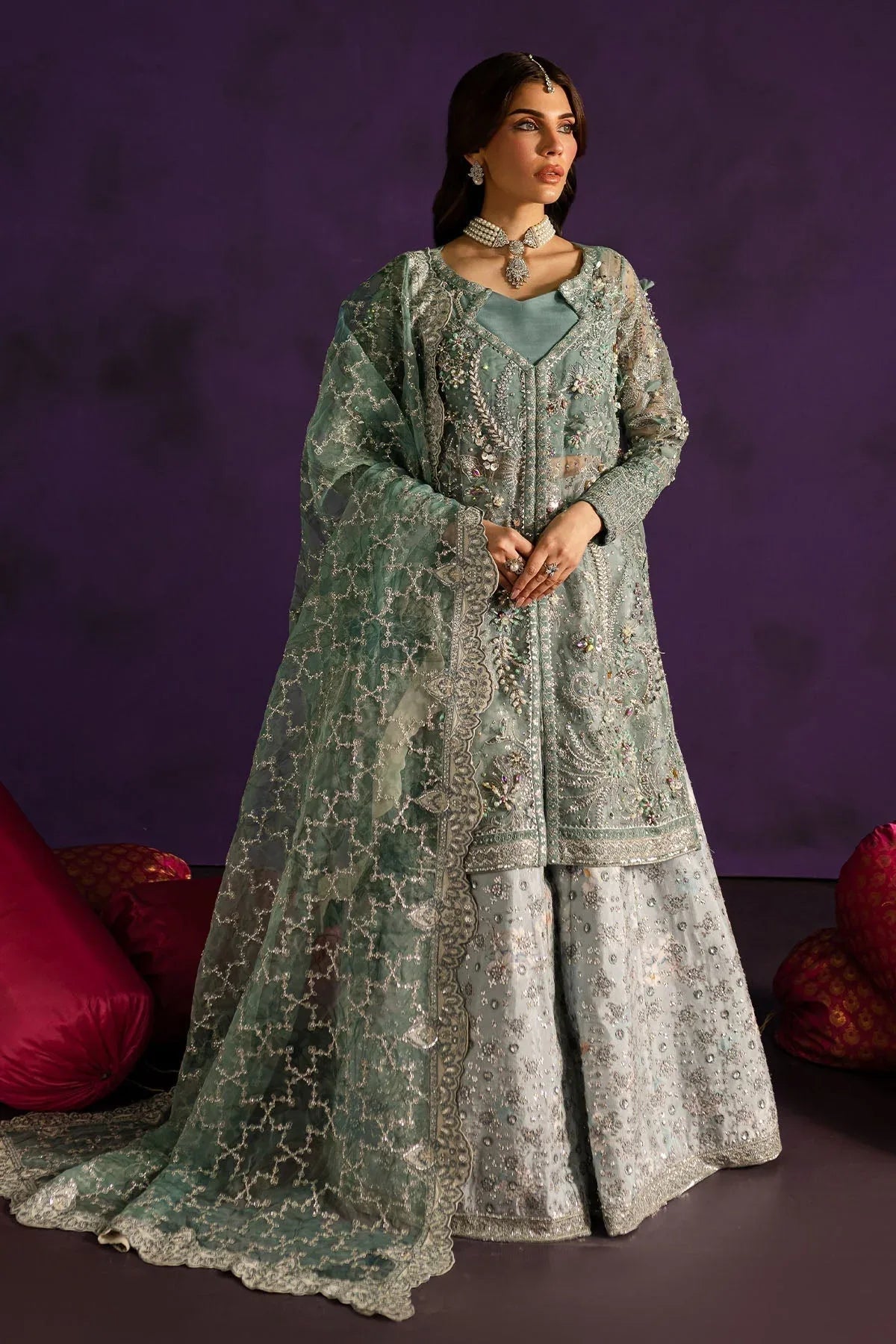 Nureh | Wedding Formals 24 | FP-146 - Aqsa Fabrics