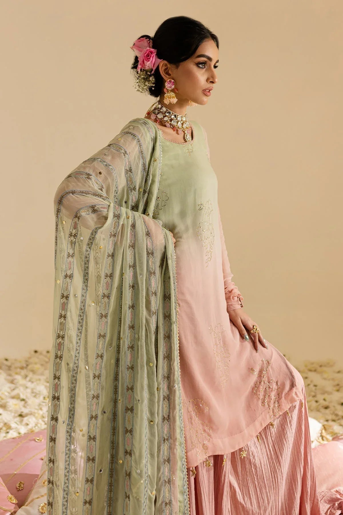 Nureh | Mukeshkari Formals | MK-07 - Aqsa Fabrics