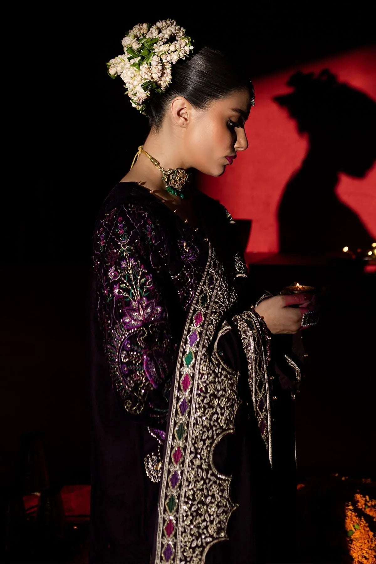Nureh | Maya Velvet | NW-91 - Aqsa Fabrics