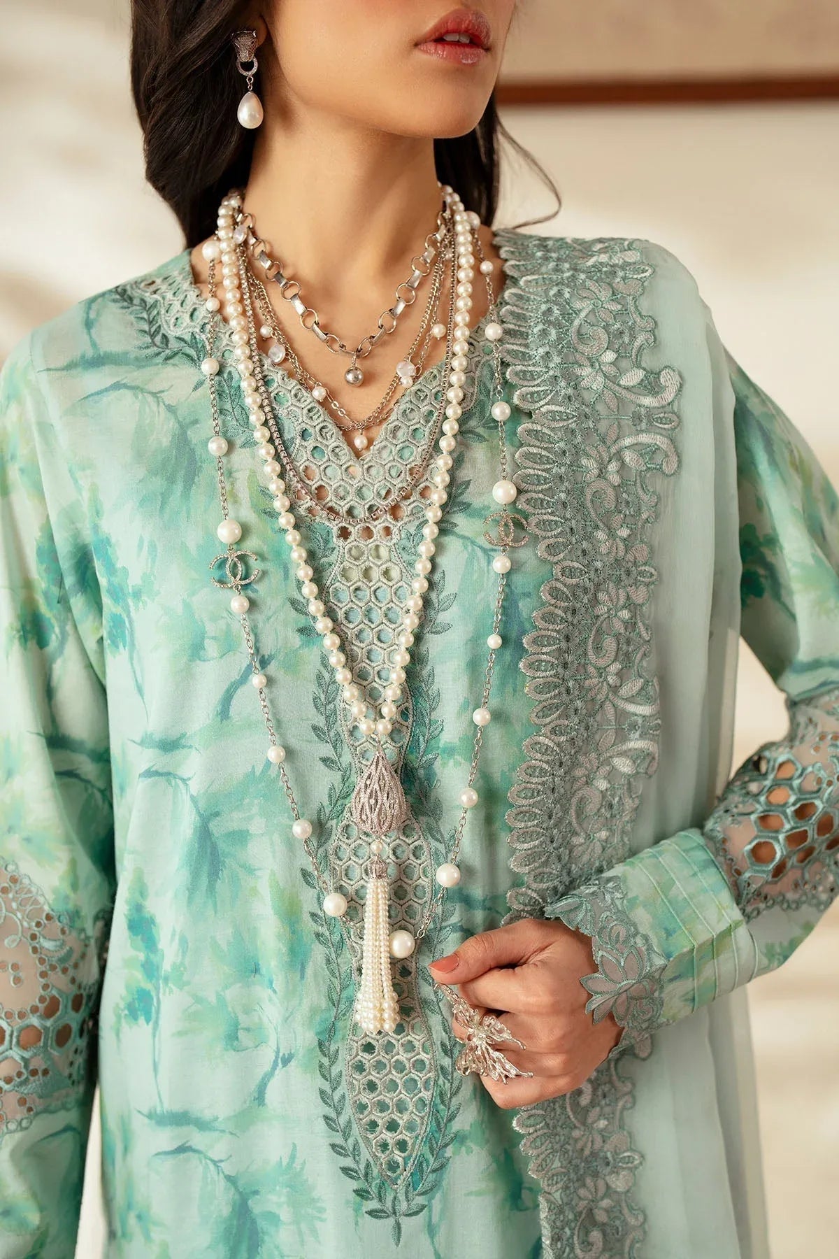 Nureh | Feya Eid Lawn | FE-03 - Aqsa Fabrics