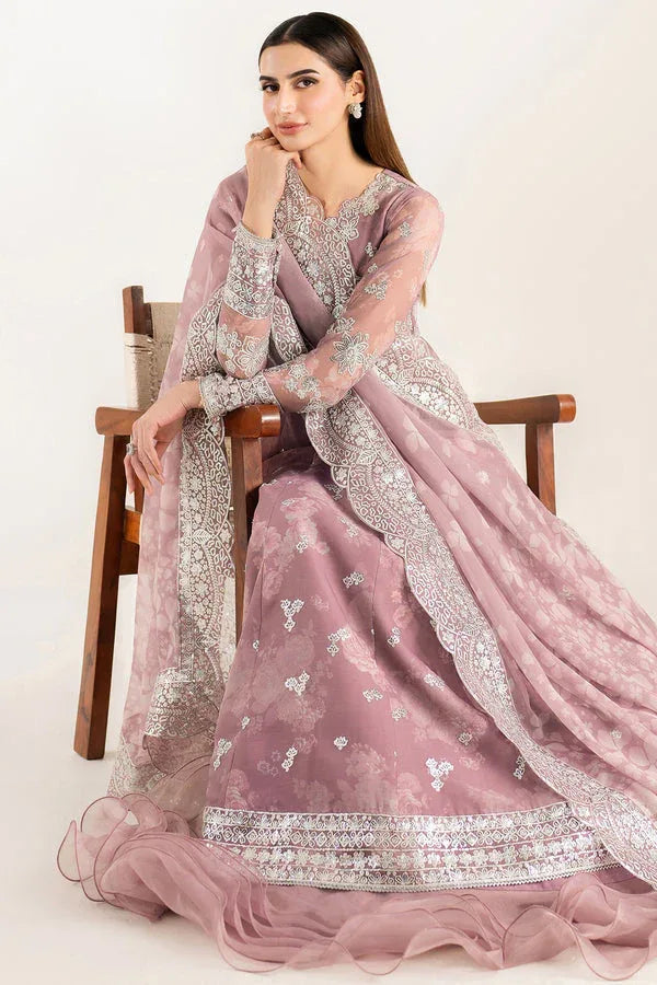 Farasha | Fiorella Formals | Rosy Spark - Aqsa Fabrics