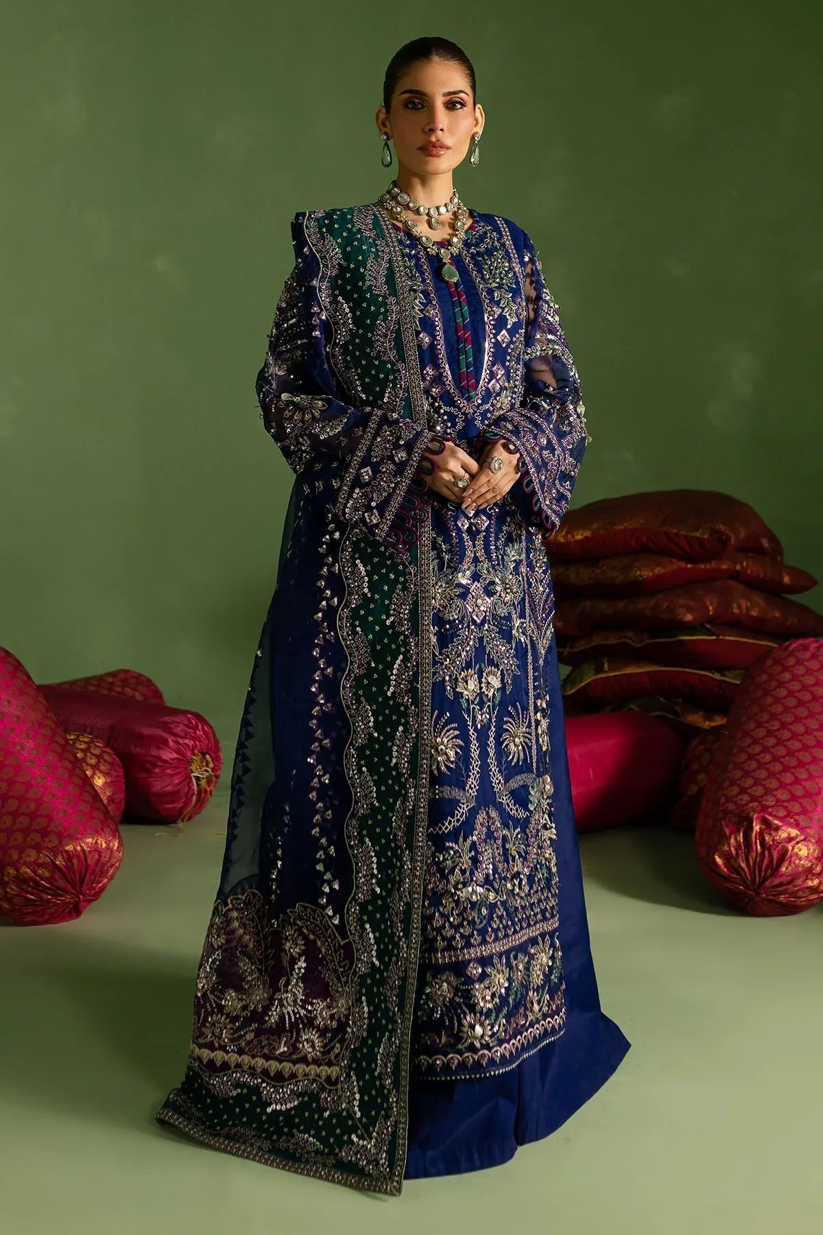 Nureh | Wedding Formals 24 | FP-140 - Aqsa Fabrics
