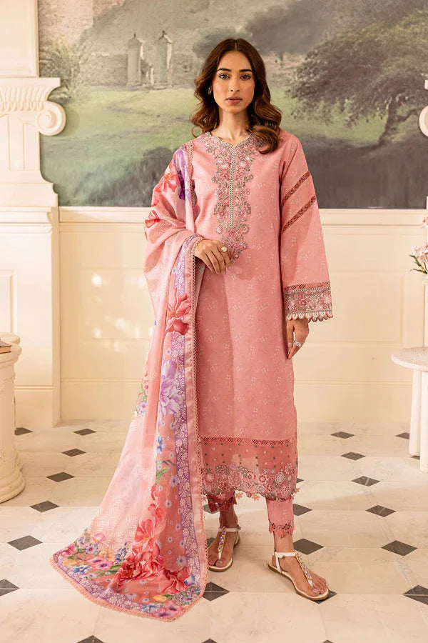 Farasha | Seraya Lawn 24 | FLORA - Aqsa Fabrics