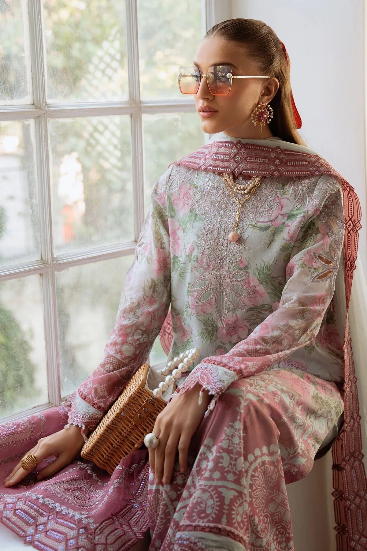 Nureh | Maya Swiss Lawn | NS-147 - Aqsa Fabrics