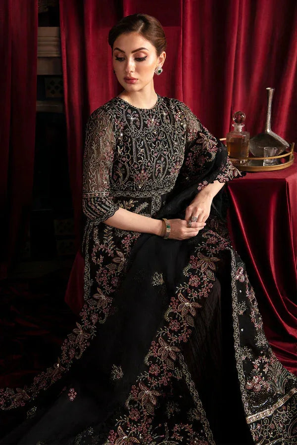Nureh | Elanora Formals 24 | Rose - Aqsa Fabrics
