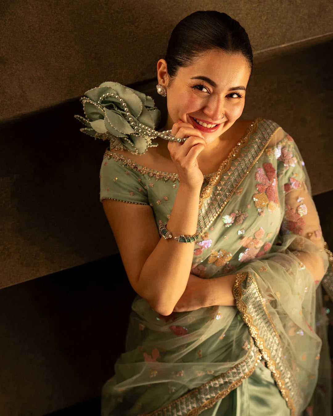 Faiza Saqlain | Reina Luxe | Nureet - Aqsa Fabrics