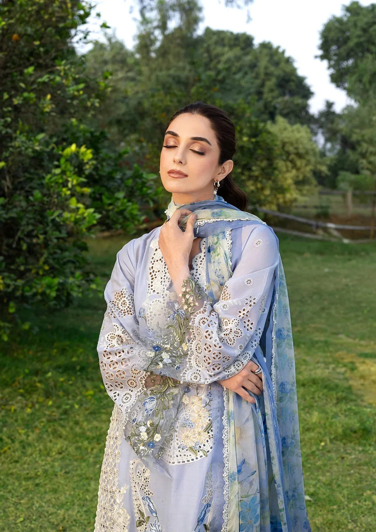 ELY-12 SKY BLISS - Aqsa Fabrics