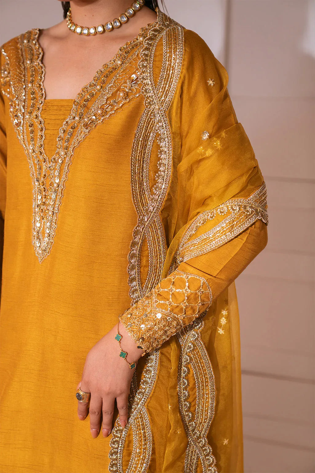 Neeshay | Luxe Pret | Solare - Aqsa Fabrics