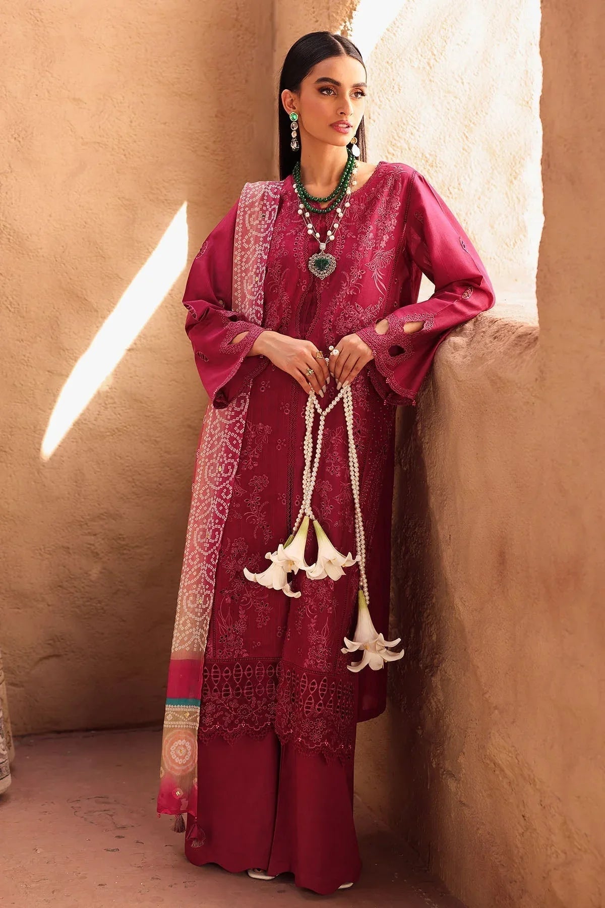 Nureh | Bazaar Lawn | NE-158 - Aqsa Fabrics