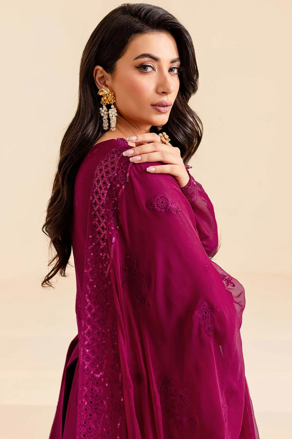 Farasha | Lumiere Formals | Mystic Mauve - Aqsa Fabrics