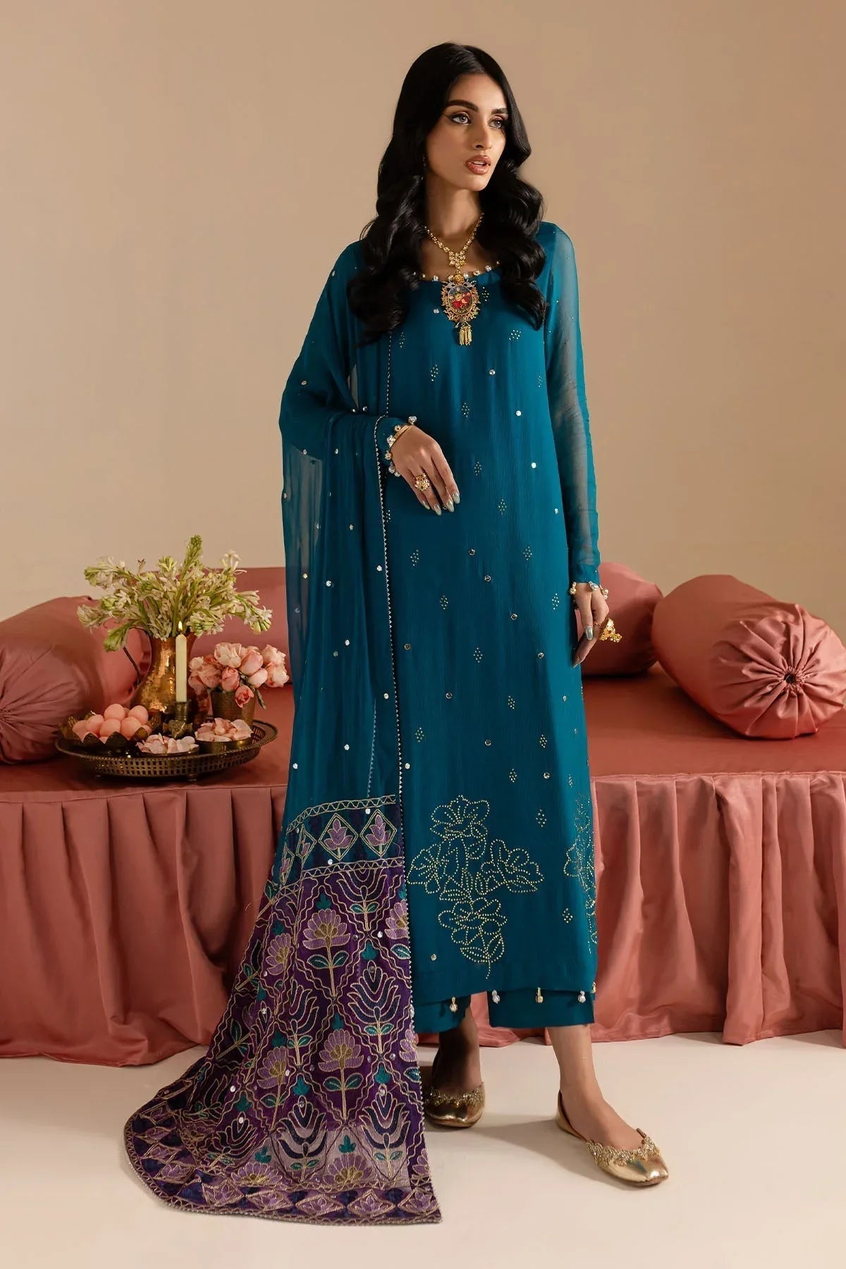 Nureh | Mukeshkari Formals | MK-10 - Aqsa Fabrics