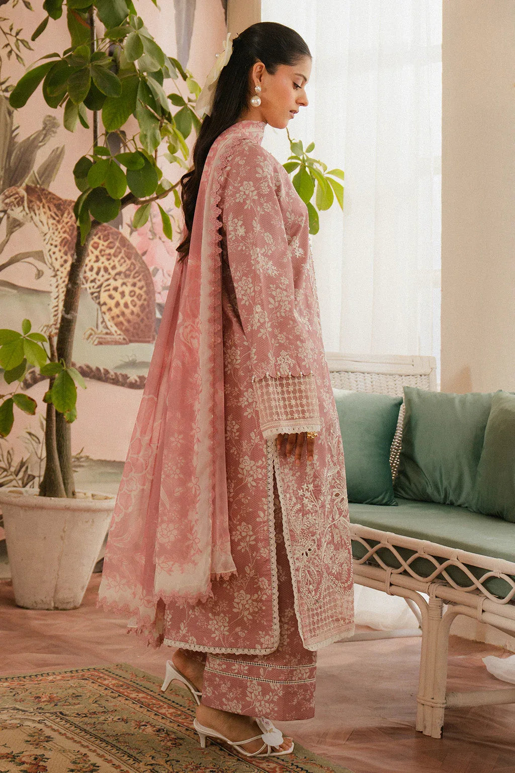Ayzel | Armelia Printed Lawn 25 | Sylvie - Aqsa Fabrics