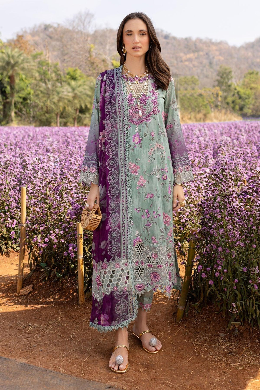 Nureh | Bloom 25 | BL-02 - Aqsa Fabrics
