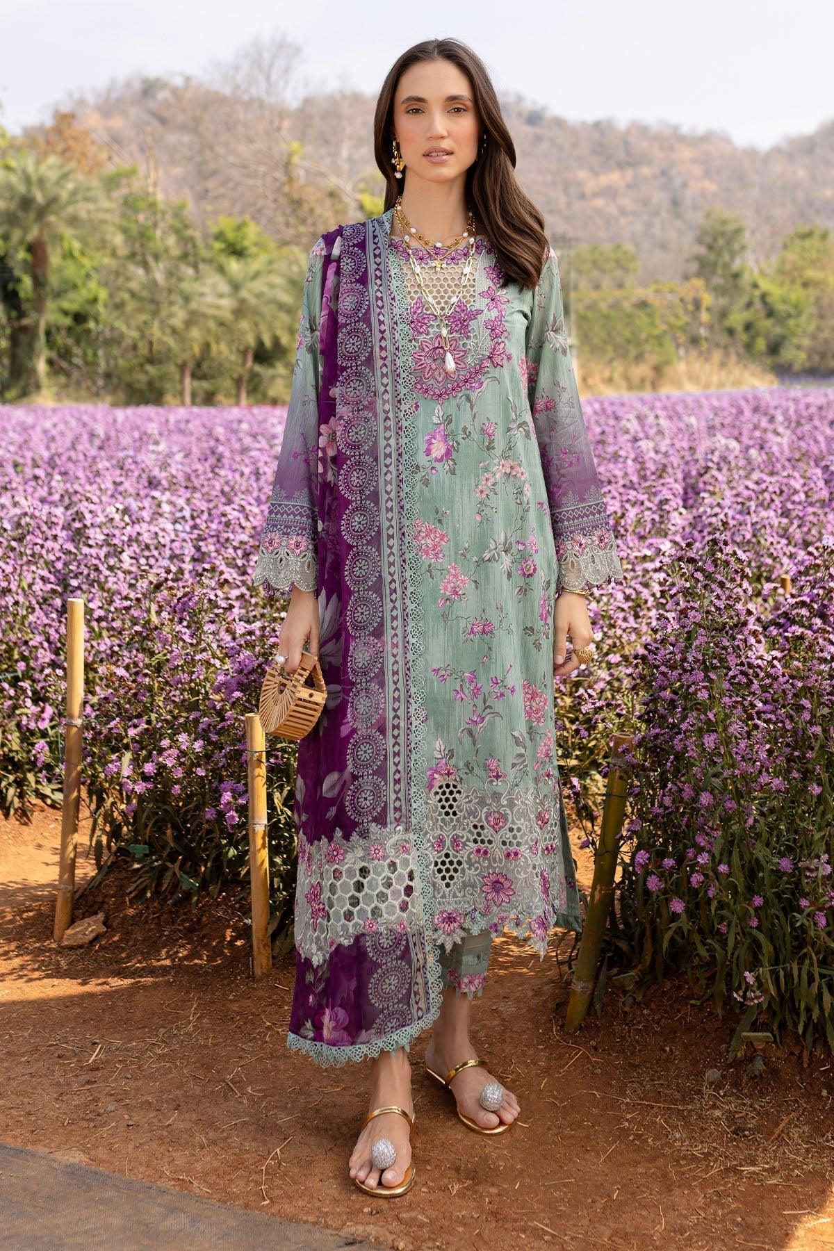 Nureh | Bloom 25 | BL-02 - Aqsa Fabrics