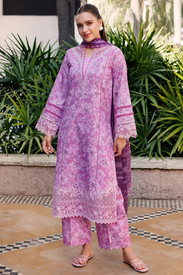 Farasha | Printed Essentials | Lavender Rush - Aqsa Fabrics