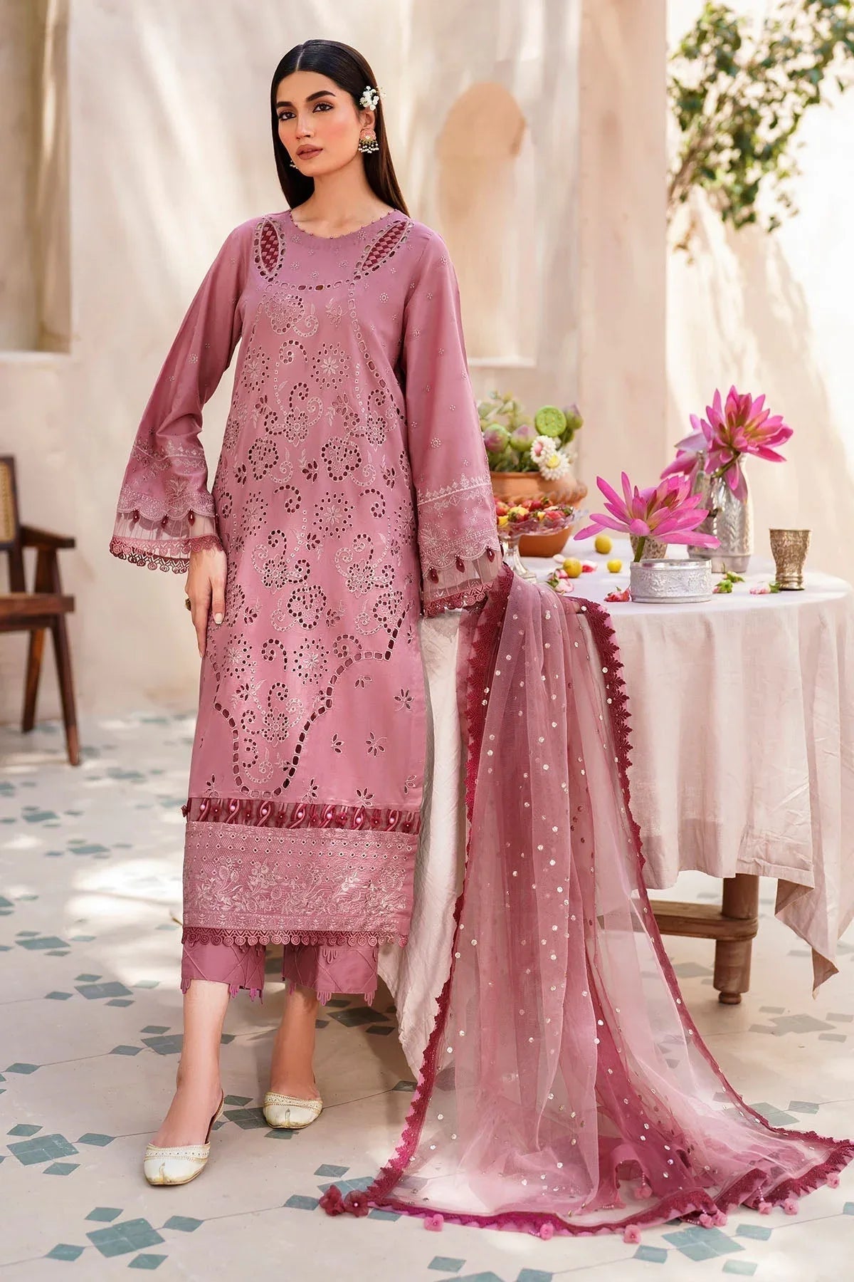 Nureh | Bazaar Lawn | NS - 136 - Aqsa Fabrics