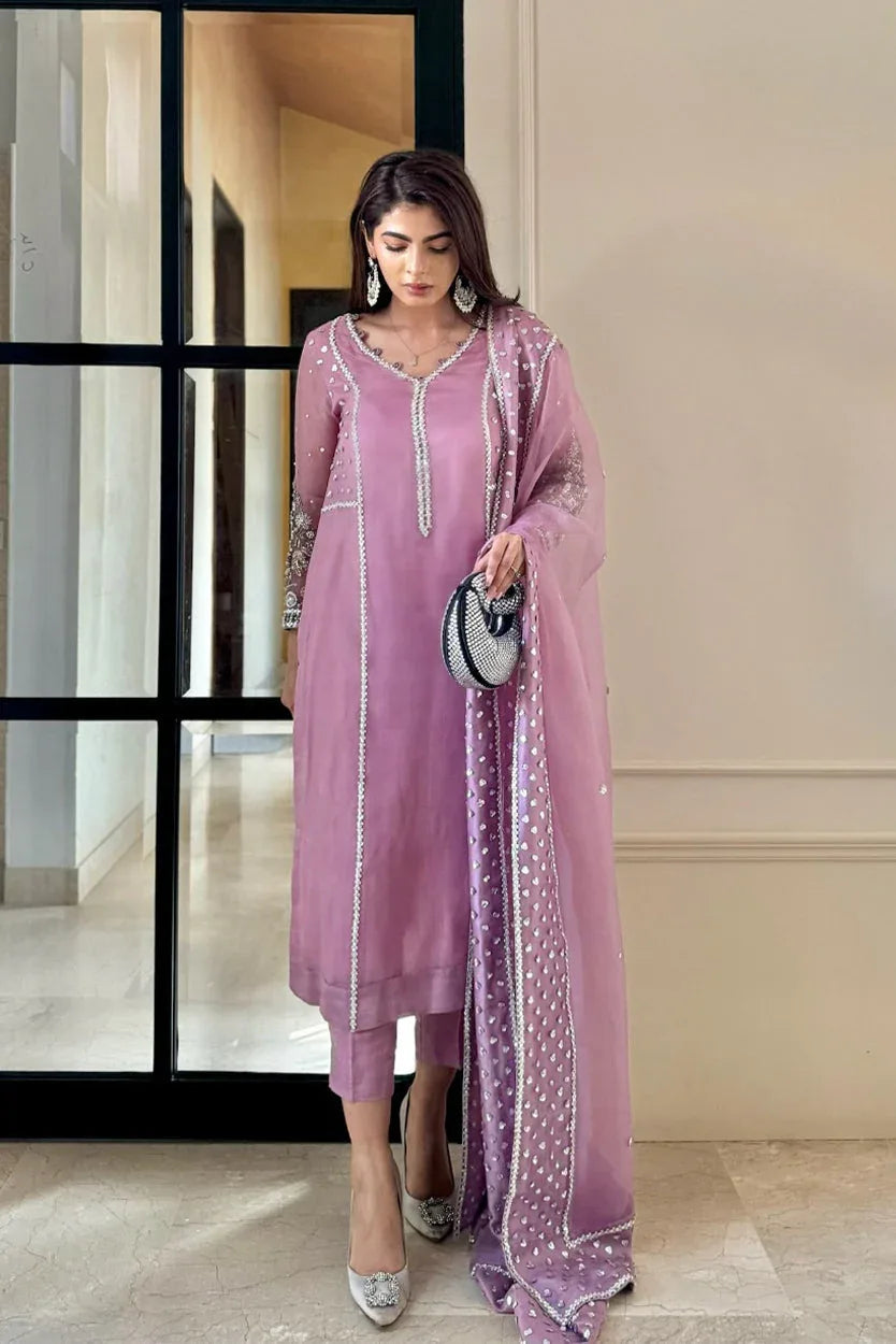 Muntaha | Zara Semi Formals | Maina - Aqsa Fabrics