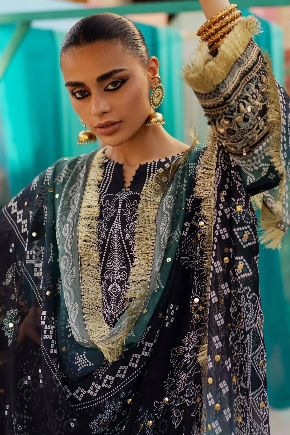 Nureh | Bazaar Lawn | NS-129 - Aqsa Fabrics