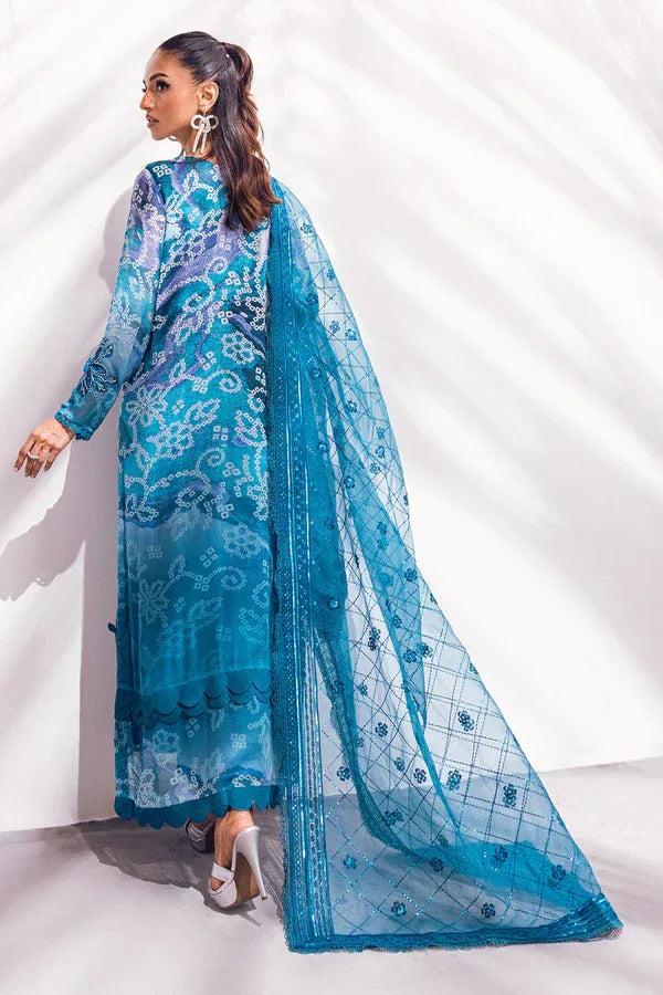 Nureh | Ballerina Formals | Blue Charm - Aqsa Fabrics