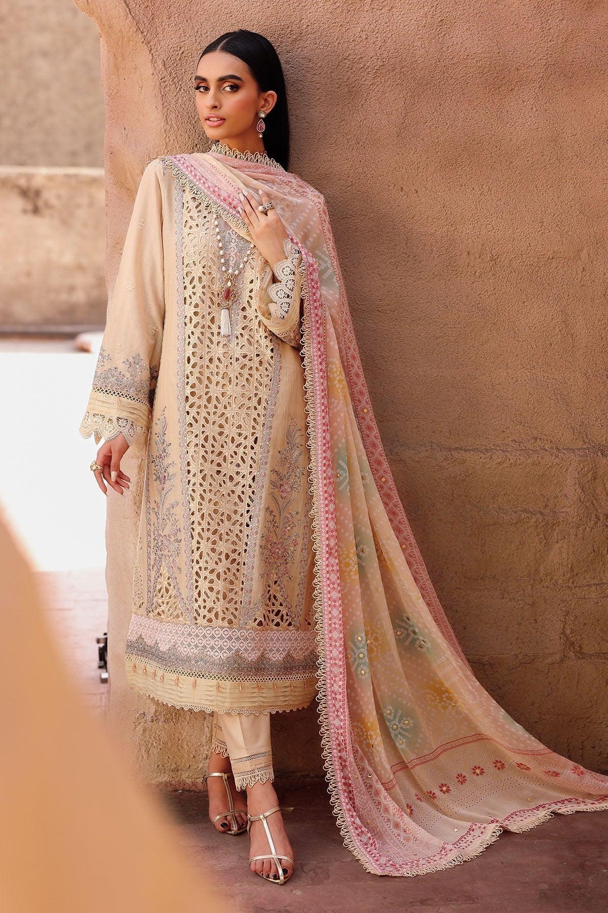 Nureh | Bazaar Lawn | NE-159 - Aqsa Fabrics