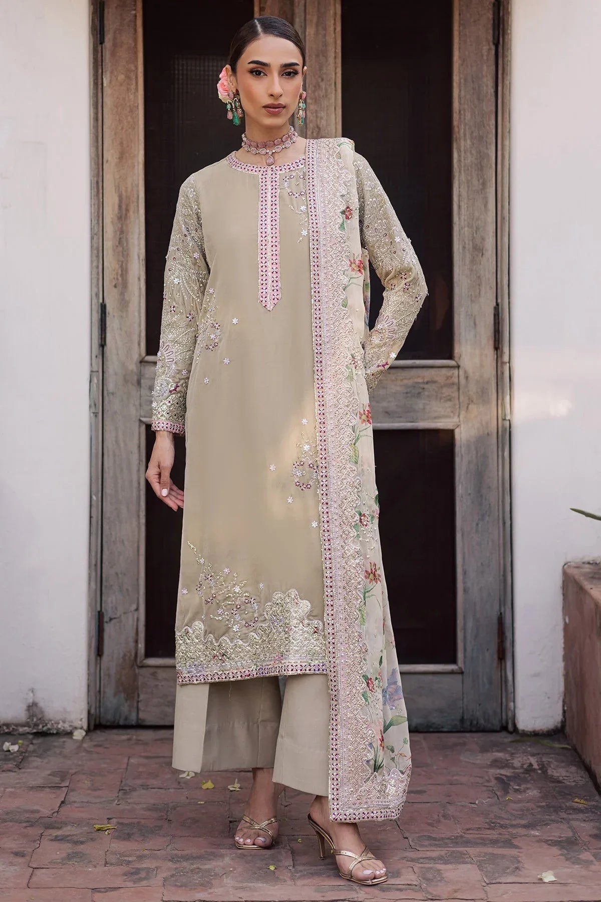 Nureh | Maya Velvet | NW-119 - Aqsa Fabrics