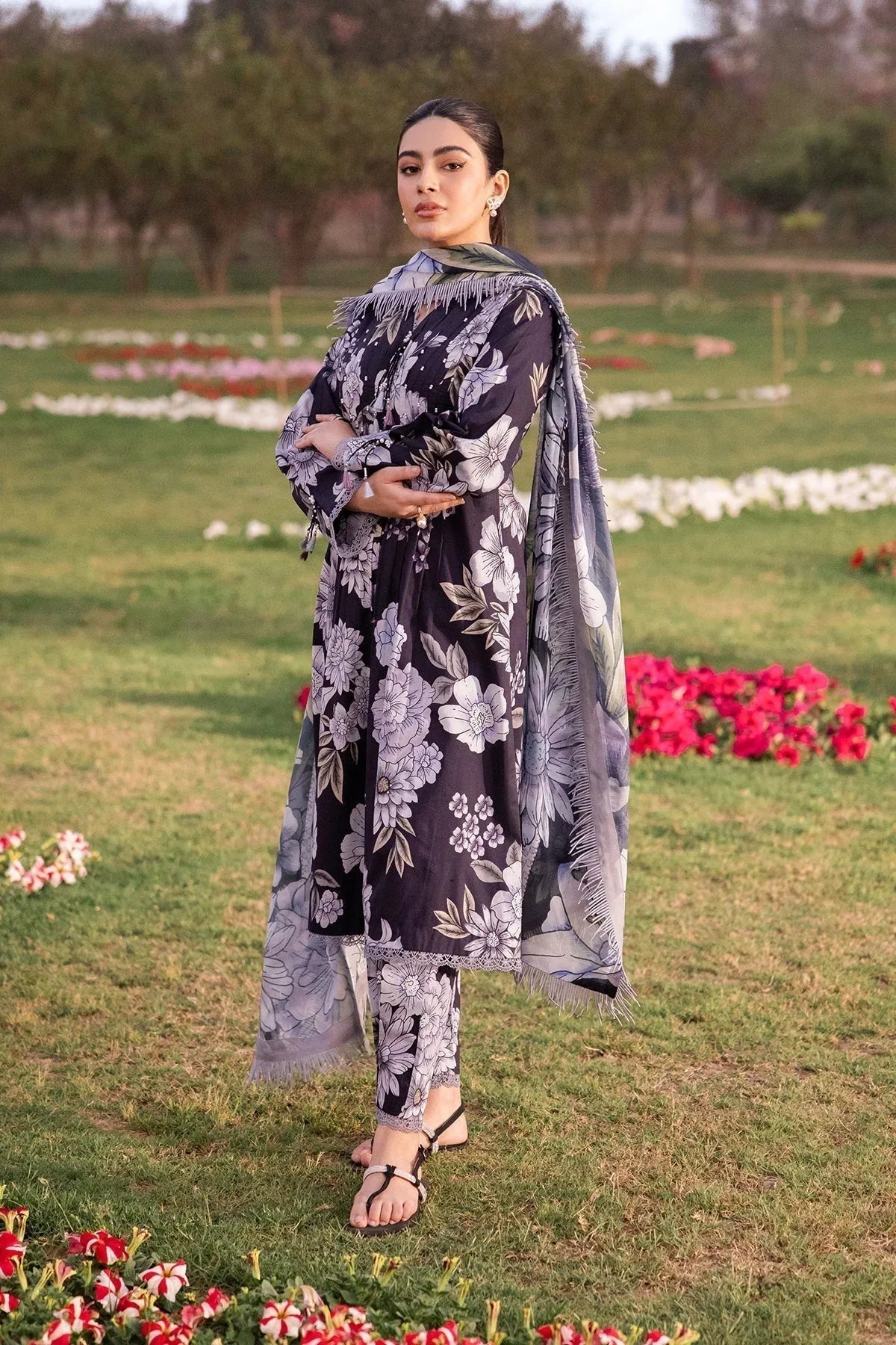 Alizeh | Sheen Lawn Prints 24 | CALLA - Aqsa Fabrics