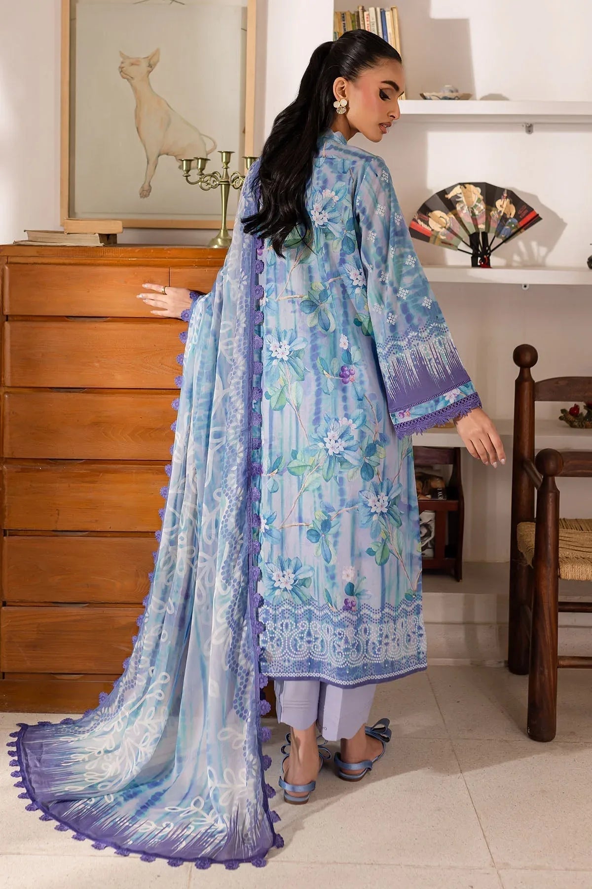 Nureh | Printed Lawn 25 | SP-146 - Aqsa Fabrics