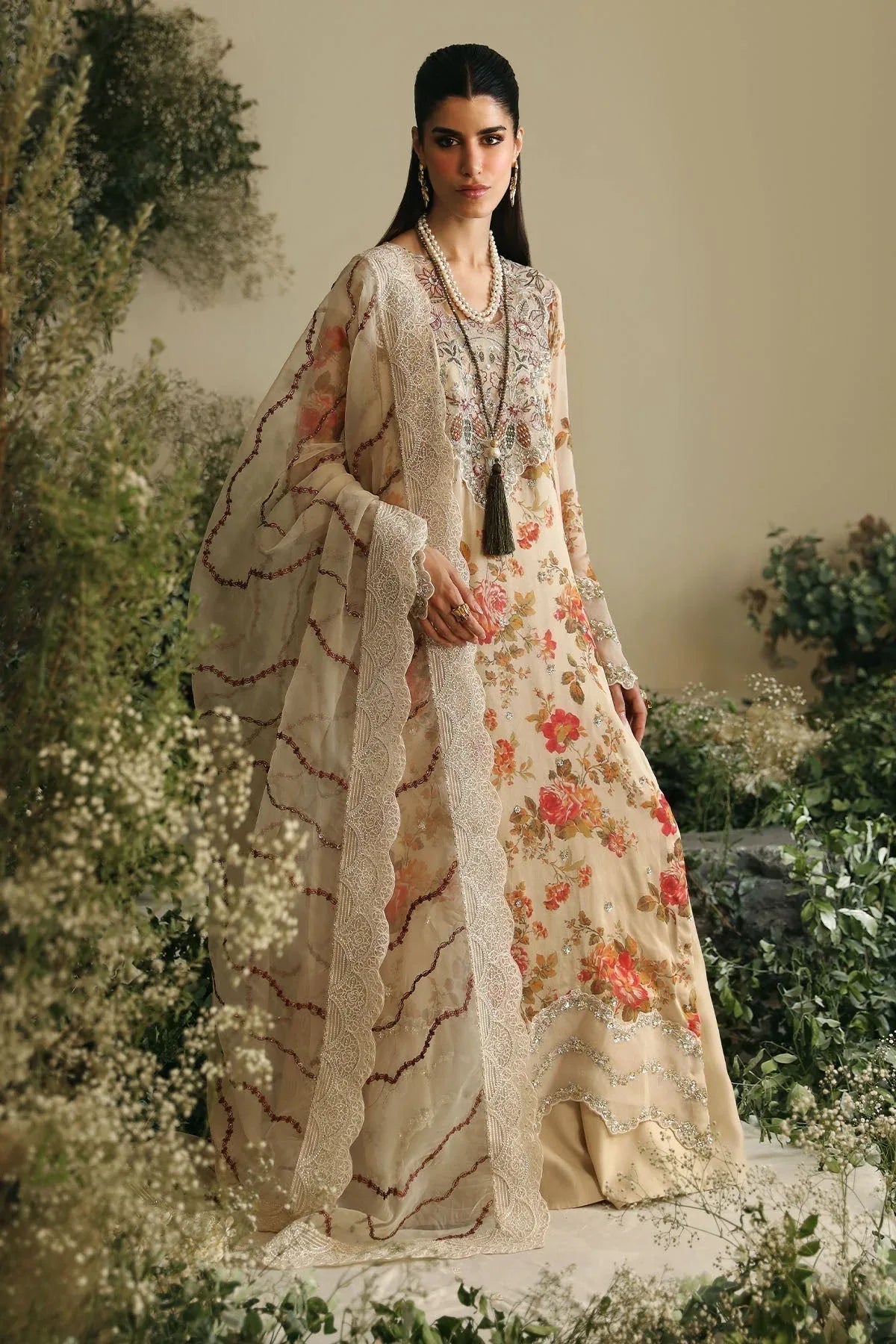Nureh | Amaya Formals | AM-06 - Aqsa Fabrics