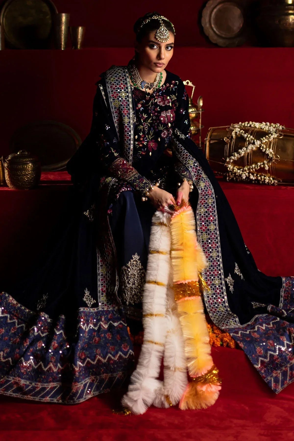 Nureh | Maya Velvet | NW-93 - Aqsa Fabrics
